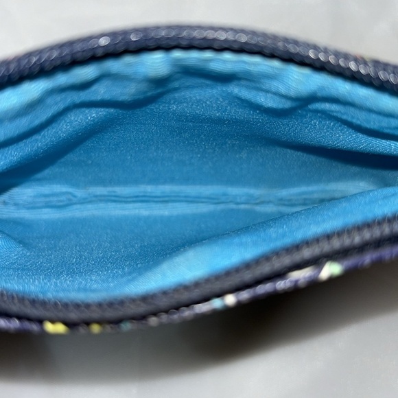 Vintage Coach Chelsea Heritage Navy Wristlet - Picture 6 of 7